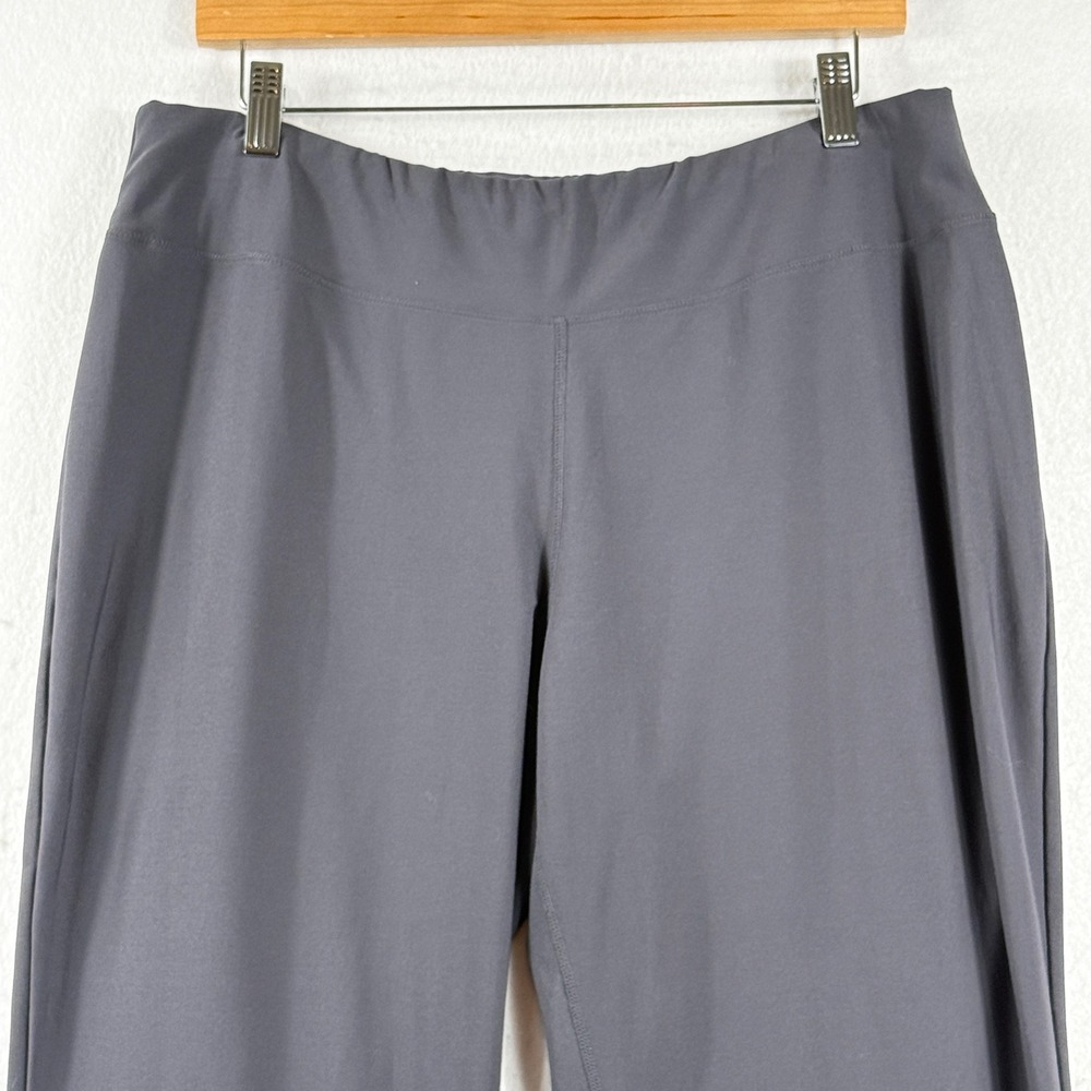 Lucy Yoga Pants Womens XL Tall Gray Flare Leg Athleisure Gorpcore Activewear - Picture 2 of 11